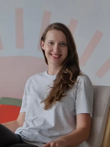 Kasia Łyszkowicz Knosala, fizjoterapeutka i terapeutka SI w centrum SensoBaza